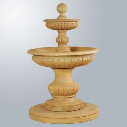 Acqua Sparta Two Tier Fountain with water flowing