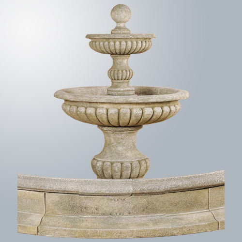 Acqua Sparta Two Tier Outdoor Fountain For Pond with water flowing