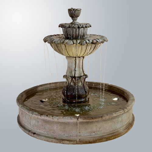 Altus Florian Pond Fountain with water flowing