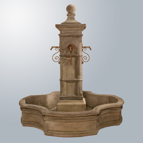 Aquitaine Fountain With 70 inch Monaco Pond