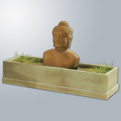 Buddha Trough Fountain with water flowing