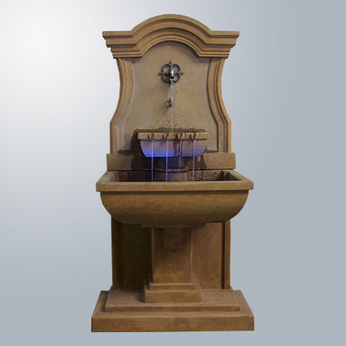 Colette Wall Fountain for Spout with water flowing