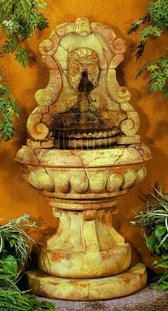 Europa Murabella Green Man Garden Fountain with water flowing