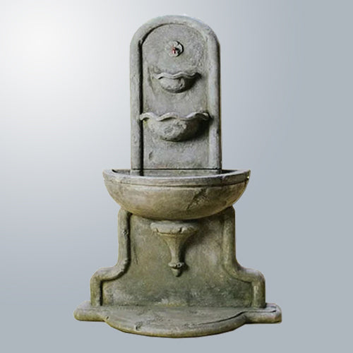 Flavia Wall Outdoor Water Fountain with water flowing