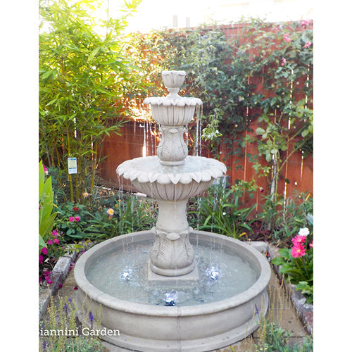 Florica Althum Pond Fountain with water flowing
