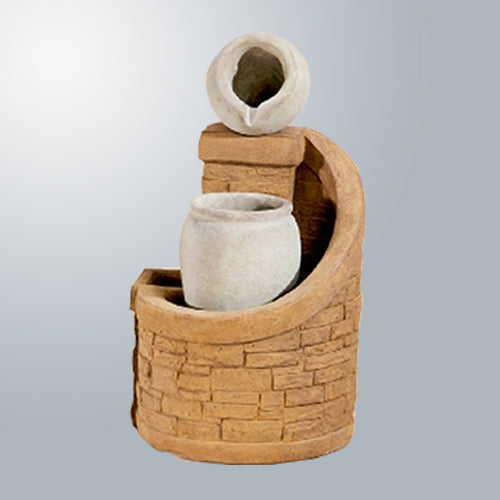 Jug Tabletop Fountain with Water Flowing