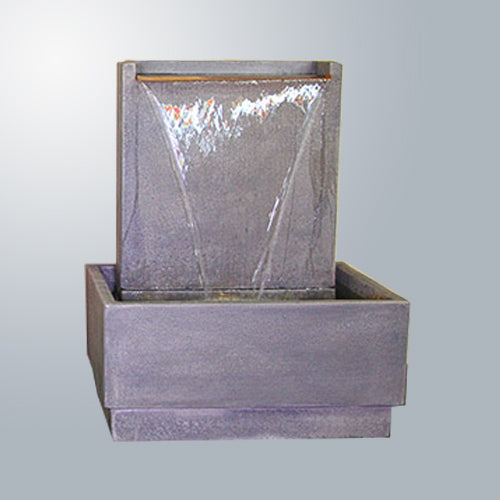 Lamina Wall Fountain Short outdoor water feature