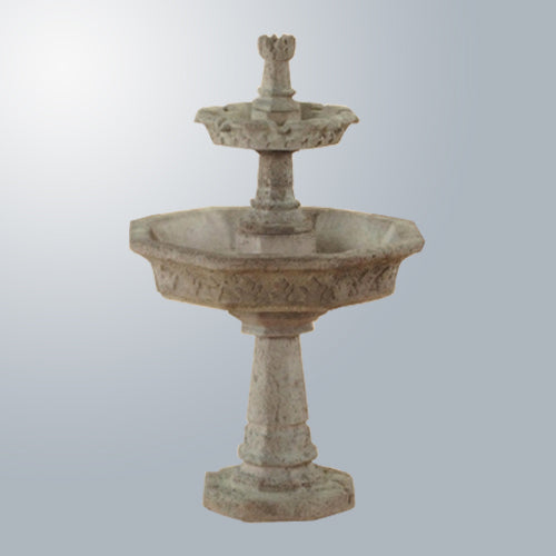 Medioevo Two Tier Fountain outdoor water feature