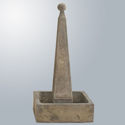 Obelisk Fountain outdoor water feature