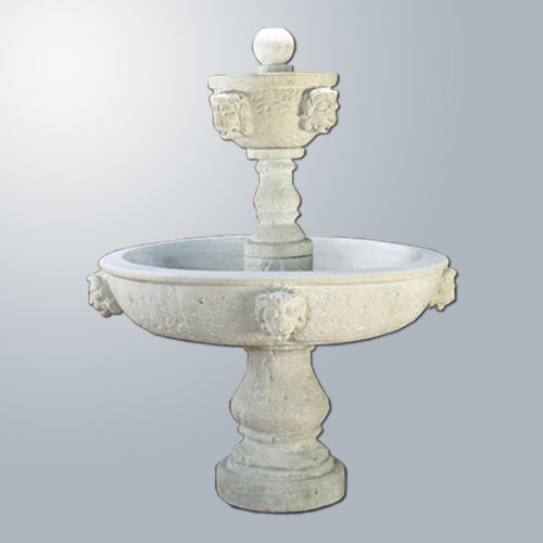Pompeana Outdoor Water Fountain with tiered basins and decorative accents