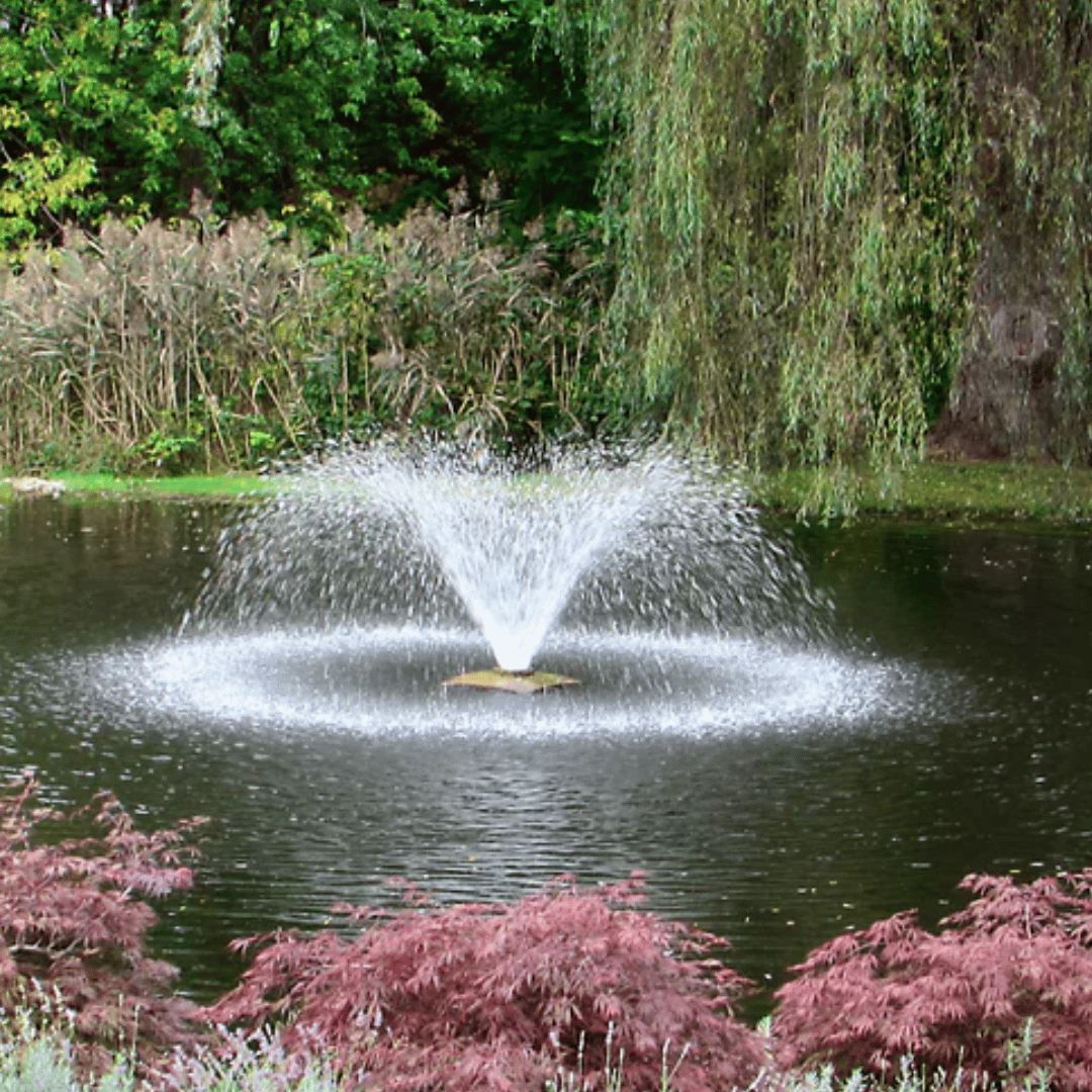 Scott Aerator DA-20 Display Pond Fountain in water
