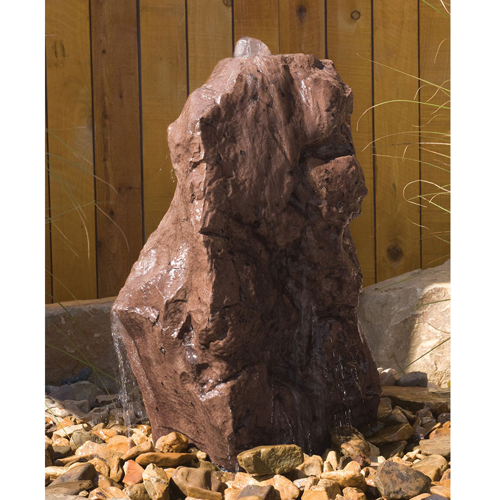 Sonoma Rock Outdoor Fountain with water flowing