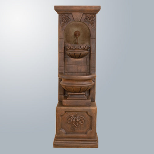 St. Helena Fountain With Base For Rustic Iron Spout outdoor water feature