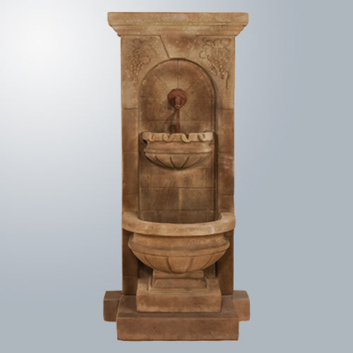 St Helena Fountain With Step For Rustic Spout