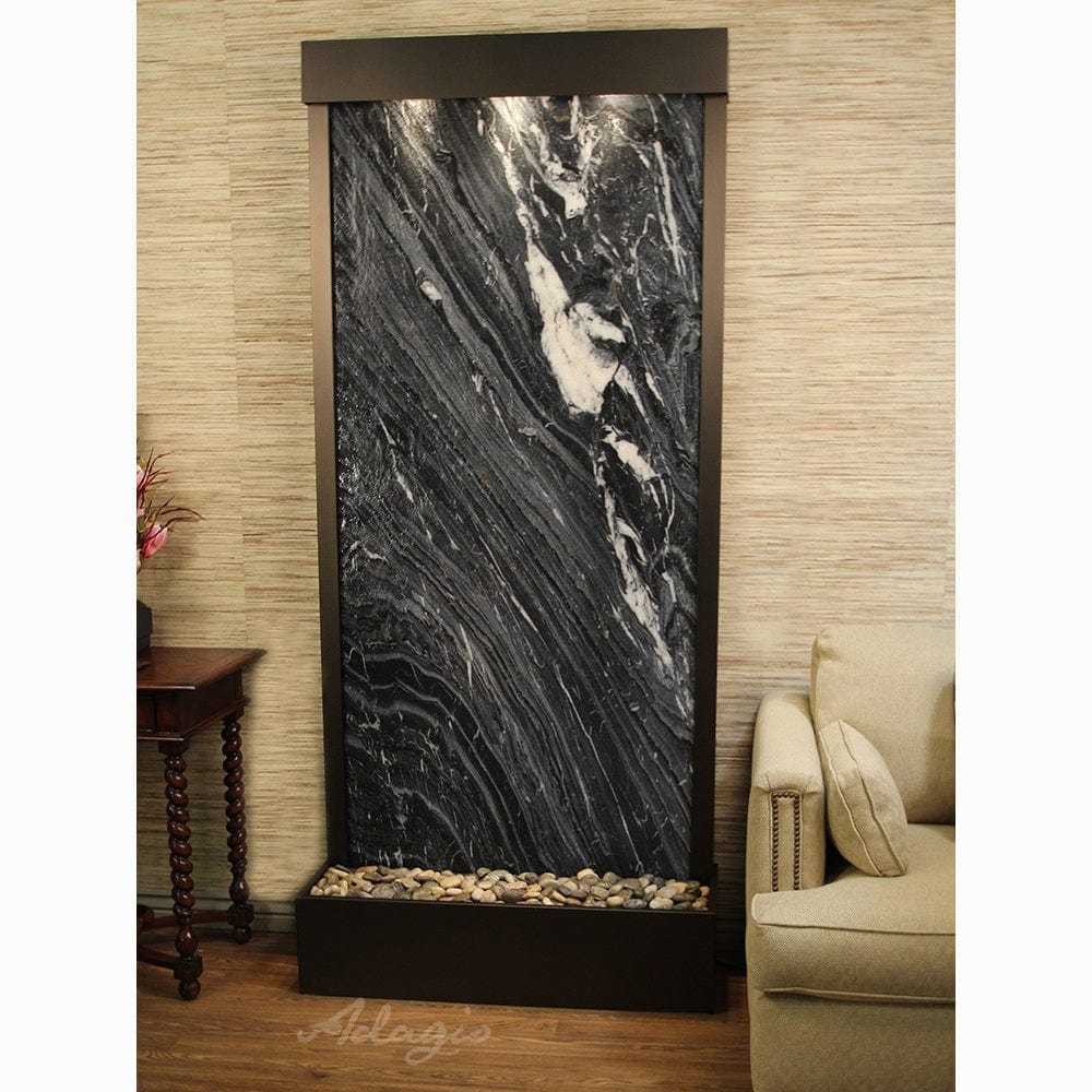 Tranquil River Floor Fountain Rear Mount