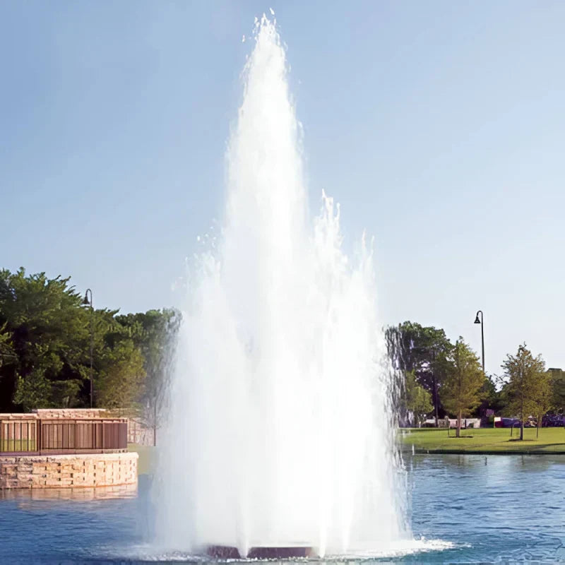 Vertex Multi Geyser Floating Pond Fountain in water