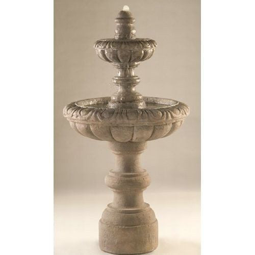 Romantica Tiered Garden Fountain with Water Flowing