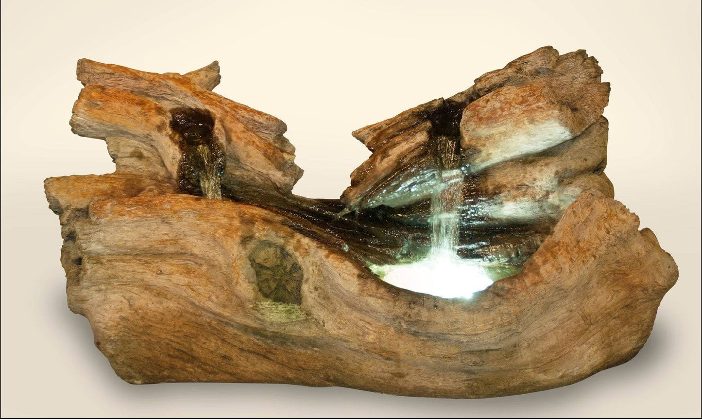 Fallen Logs Fountain outdoor water feature