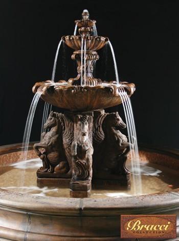 2 Tier Cavalli Outdoor Water Fountain for Pond