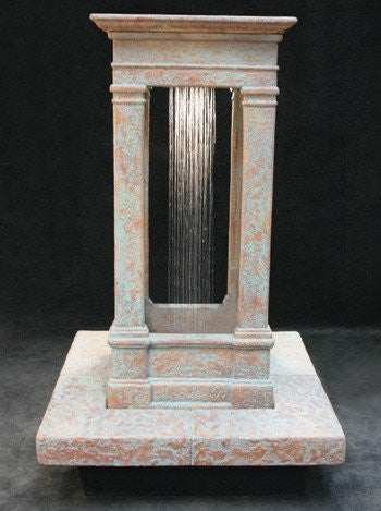 Old World Center Rain Outdoor Water Fountain Short