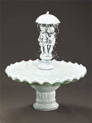 Sweetheart Garden Water Fountain with cascading water
