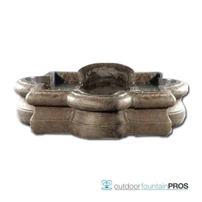 Quatrefoil One Piece Fountain Basin | 62" Wide