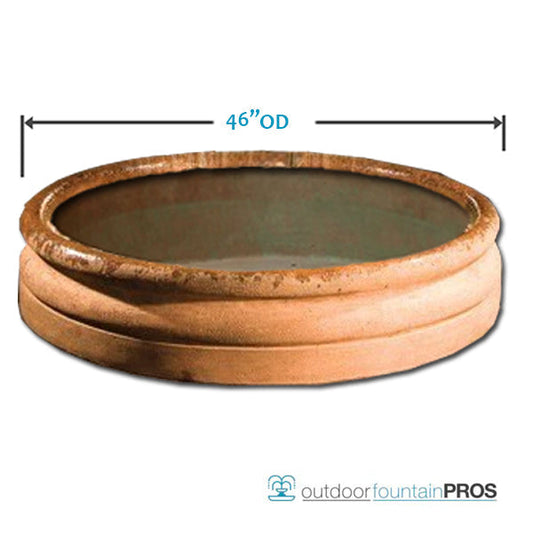 Fiore Round One Piece Fountain Basin 46 inch Diameter