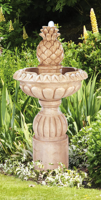 Pina Cascada Fountain with water flowing