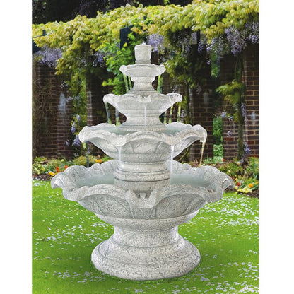 Quattro Classic Tier Fountain outdoor water feature