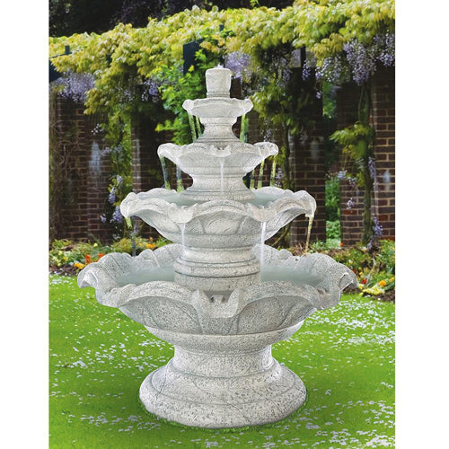 Quattro Classic Tier Fountain outdoor water feature