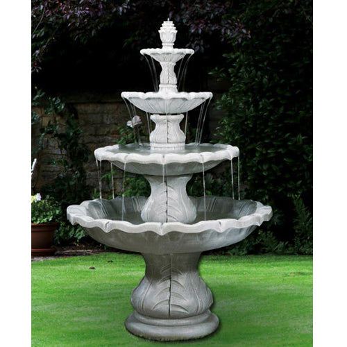 Large Classical Finial Outdoor Fountain