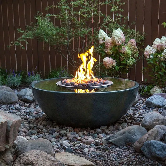 Fire and Water Spillway Basin for outdoor water features