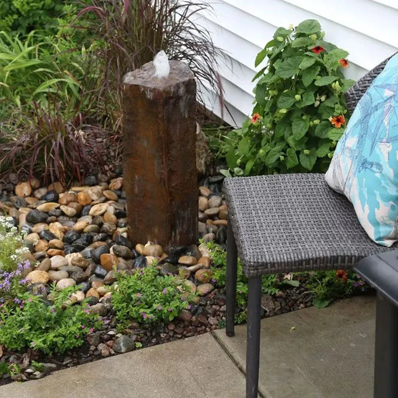 Faux Basalt Column Fountain Kit 24 inch height