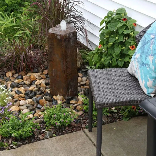 Faux Basalt Column Fountain Kit 24 inch height