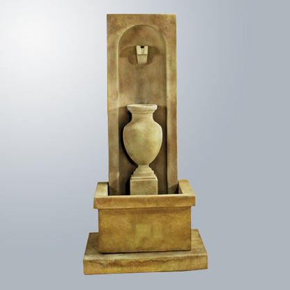 Amphorae Wall Fountain with water flowing