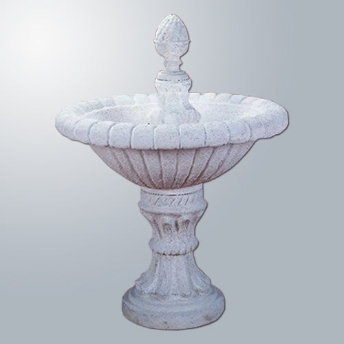 Atherton Outdoor Water Fountain with tiered design and decorative finial