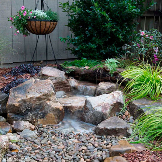 Backyard Waterfall Landscape Fountain Kit with pump and tubing
