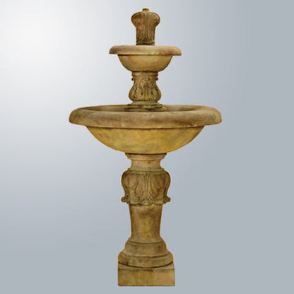 Barcellona Two Tier Fountain outdoor water feature