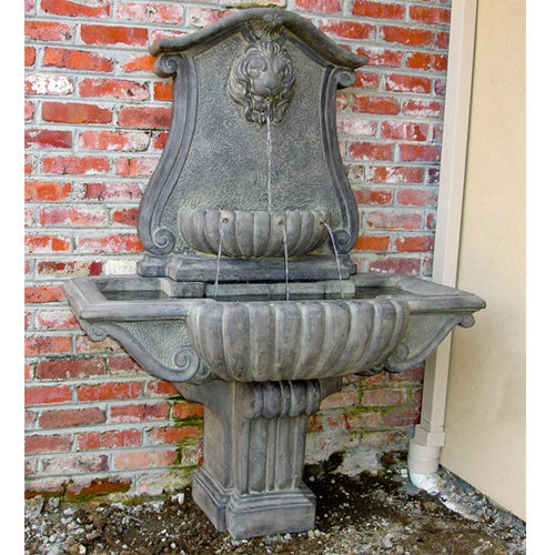 Bernini Lavabo Outdoor Water Fountain with cascading water
