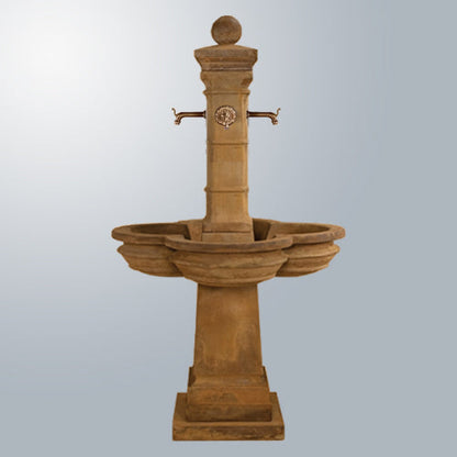 Bourdoux Fountain outdoor water feature with tiered design