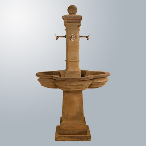 Bourdoux Fountain outdoor water feature with tiered design