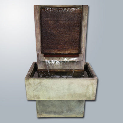 Brentwood Fountain Short with Base outdoor water feature