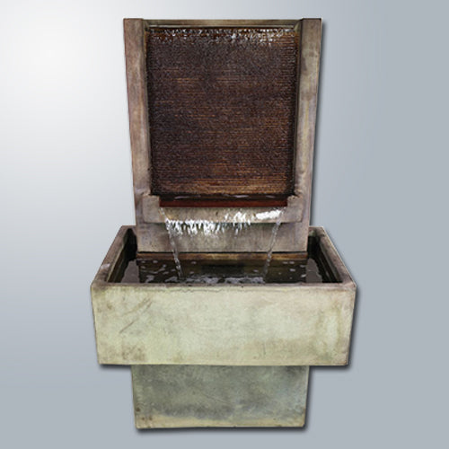 Brentwood Fountain Short with Base outdoor water feature
