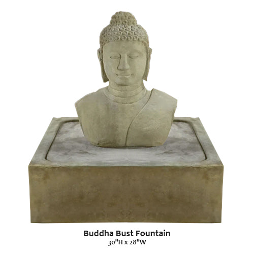 Buddha Bust Fountain for indoor or outdoor use