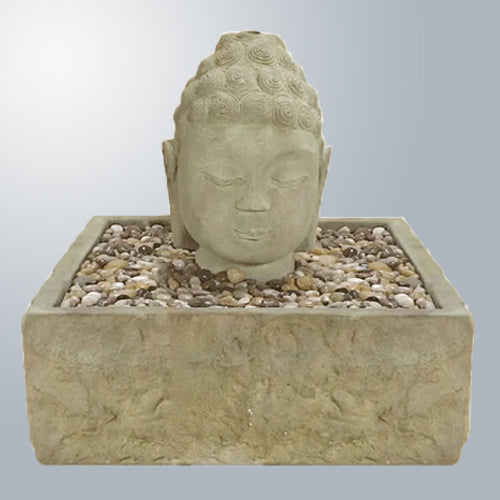 Buddha Head Fountain for indoor or outdoor use
