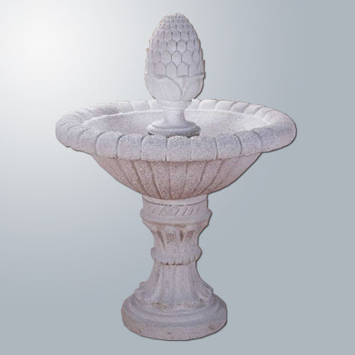 Carmel Outdoor Water Fountain with tiered design and decorative basin