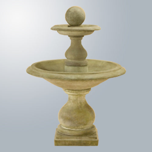 Carrara Ball Fountain outdoor water feature