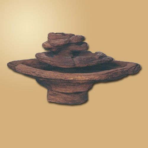 Center Slate Fountain with water flowing