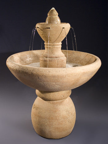 Chaparral Garden Fountain with water flowing