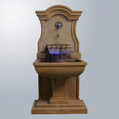 Colette Wall Fountain for Spout with water flowing